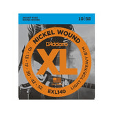 D'Addario Light top/Heavy Bottom Electric Guitar Strings 10-52